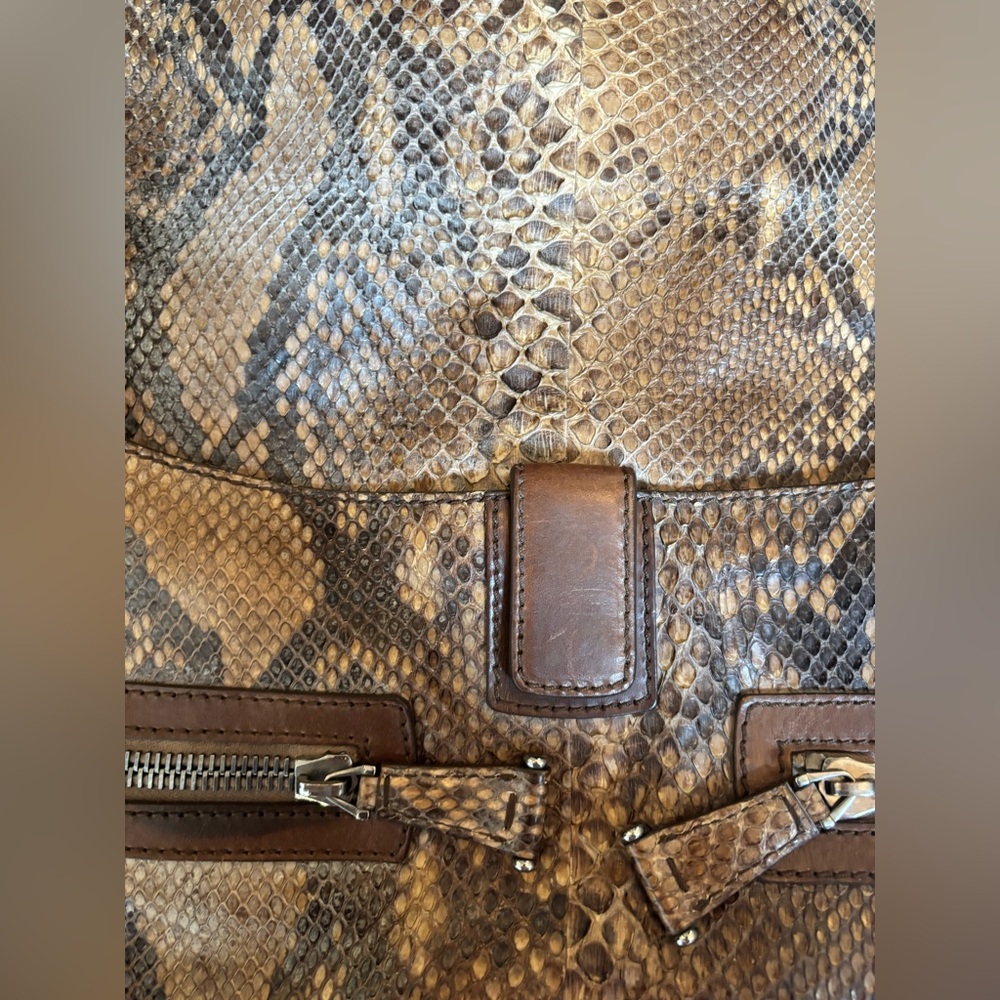 Authentic Python Large Crossbody Bag - Picture 5 of 11